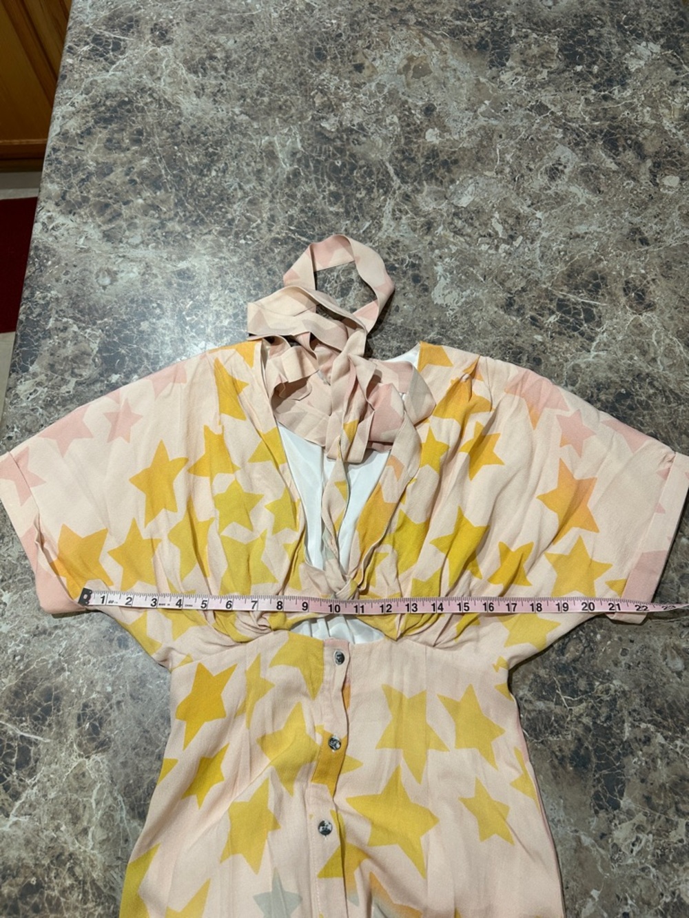 Mara Hoffman Star Blast Tie Front Maxi Dress 4 - Picture 8 of 11
